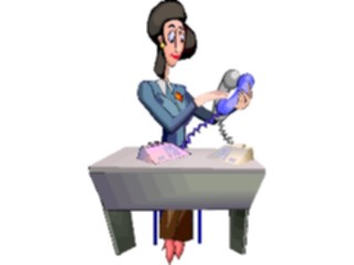 Sticker Custom Preview Image #039011 Business Office Cartoons Connecting Phone Calls1