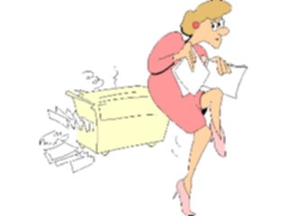 Sticker Custom Preview Image #039021 Business Office Cartoons Copier06