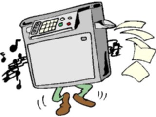 Sticker Custom Preview Image #039033 Business Office Cartoons Copier18