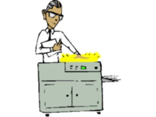 Sticker Custom Preview Image #039034 Business Office Cartoons Copier19