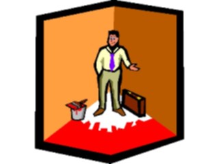Sticker Custom Preview Image #039040 Business Office Cartoons Corner Office