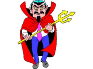 Sticker Custom Preview Image #039116 Business Office Cartoons Devilish Businessman1
