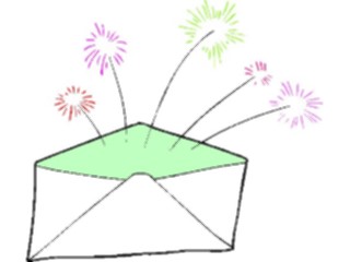 Sticker Custom Preview Image #039174 Business Office Cartoons Envelope Exploding