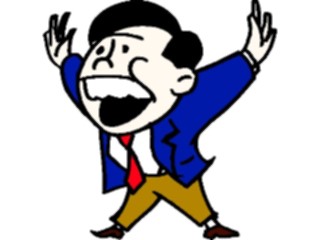 Sticker Custom Preview Image #039176 Business Office Cartoons Excited1