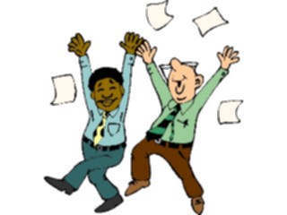 Sticker Custom Preview Image #039178 Business Office Cartoons Excited3