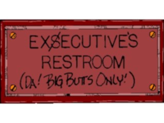Sticker Custom Preview Image #039182 Business Office Cartoons Executives Restroom
