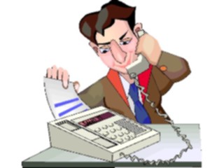 Sticker Custom Preview Image #039192 Business Office Cartoons Fax2