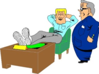Sticker Custom Preview Image #039204 Business Office Cartoons Feeton Desk1