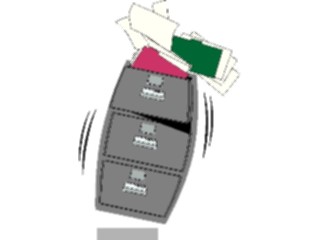 Sticker Custom Preview Image #039212 Business Office Cartoons File Cabinet01