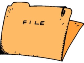 Sticker Custom Preview Image #039236 Business Office Cartoons File Folder1
