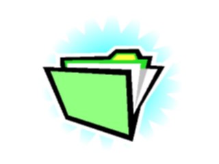 Sticker Custom Preview Image #039239 Business Office Cartoons File Folder4