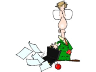 Sticker Custom Preview Image #039246 Business Office Cartoons First Dayonthe Job