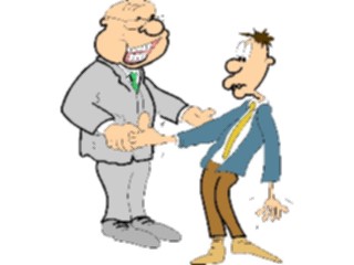 Sticker Custom Preview Image #039314 Business Office Cartoons Handshake04