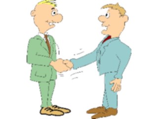 Sticker Custom Preview Image #039315 Business Office Cartoons Handshake05