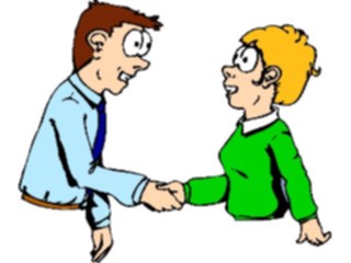 Sticker Custom Preview Image #039319 Business Office Cartoons Handshake09