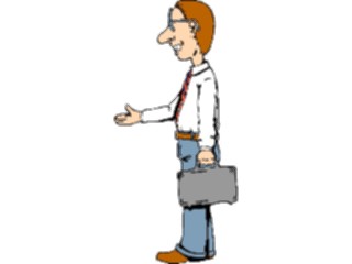 Sticker Custom Preview Image #039320 Business Office Cartoons Handshake10