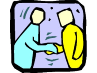 Sticker Custom Preview Image #039322 Business Office Cartoons Handshake12