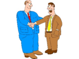 Sticker Custom Preview Image #039323 Business Office Cartoons Handshake13