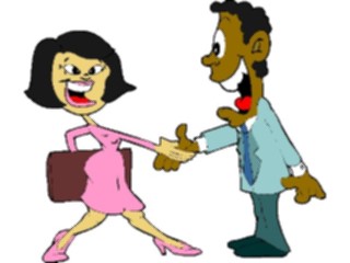 Sticker Custom Preview Image #039328 Business Office Cartoons Handshake18