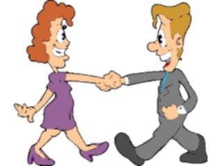 Sticker Custom Preview Image #039329 Business Office Cartoons Handshake19