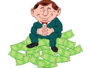Sticker Custom Preview Image #039334 Business Office Cartoons Happy Banker