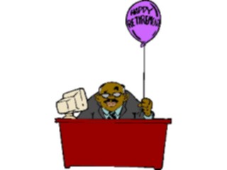 Sticker Custom Preview Image #039336 Business Office Cartoons Happy Retirement