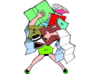 Sticker Custom Preview Image #039338 Business Office Cartoons Heavy Load1