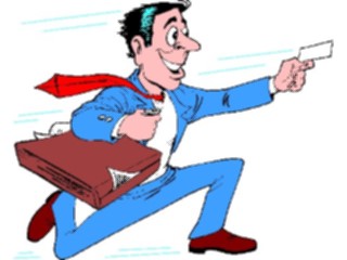 Sticker Custom Preview Image #039341 Business Office Cartoons Heres My Card1