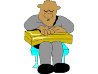 Sticker Custom Preview Image #039351 Business Office Cartoons Holding Briefcase Sleepy