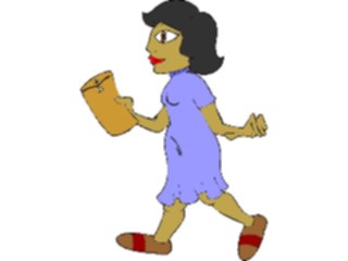 Sticker Custom Preview Image #039353 Business Office Cartoons Holding Envelope