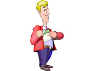 Sticker Custom Preview Image #039355 Business Office Cartoons Holding Money2
