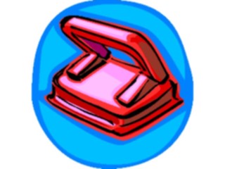 Sticker Custom Preview Image #039364 Business Office Cartoons Hole Punch2