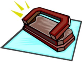 Sticker Custom Preview Image #039365 Business Office Cartoons Hole Punch3