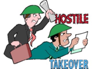 Sticker Custom Preview Image #039368 Business Office Cartoons Hostile Takeover