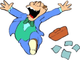 Sticker Custom Preview Image #039445 Business Office Cartoons Jumping3