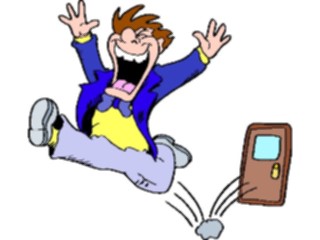 Sticker Custom Preview Image #039478 Business Office Cartoons Leaving Work7