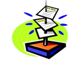 Sticker Custom Preview Image #039609 Business Office Cartoons Memo Spike
