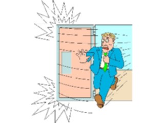 Sticker Custom Preview Image #039749 Business Office Cartoons Outta My Way