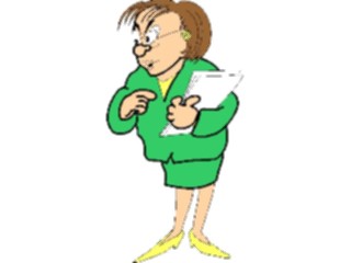 Sticker Custom Preview Image #039774 Business Office Cartoons Papers2