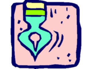 Sticker Custom Preview Image #039789 Business Office Cartoons Pen Fountain1