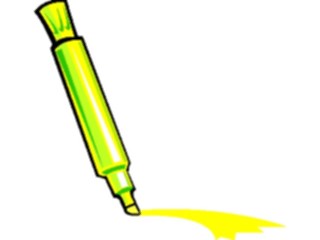 Sticker Custom Preview Image #039793 Business Office Cartoons Pen Highlighter