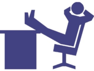 Sticker Custom Preview Image #040003 Business Office Cartoons Relaxed2