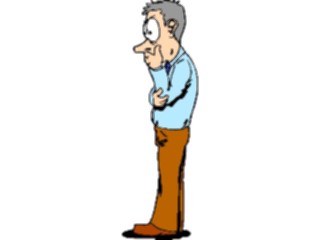 Sticker Custom Preview Image #040225 Business Office Cartoons Thinking5