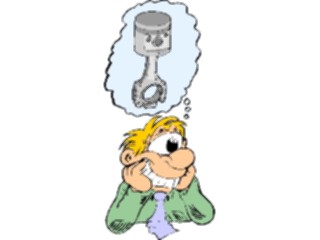 Sticker Custom Preview Image #040230 Business Office Cartoons Thinkingof Piston
