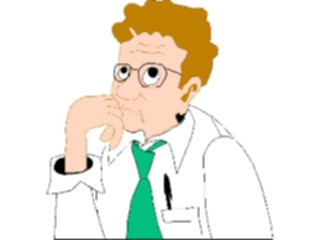 Sticker Custom Preview Image #040231 Business Office Cartoons Thinking Sad
