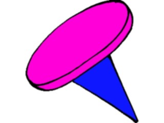 Sticker Custom Preview Image #040236 Business Office Cartoons Thumbtack1