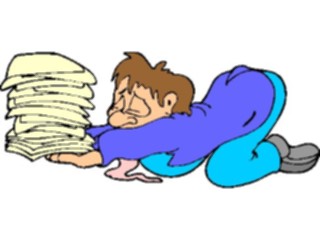 Sticker Custom Preview Image #040252 Business Office Cartoons Tonof Work