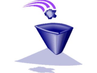 Sticker Custom Preview Image #040257 Business Office Cartoons Trash Can2