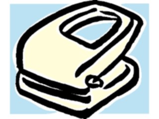 Sticker Custom Preview Image #040264 Business Office Cartoons Two Hole Punch