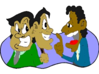 Sticker Custom Preview Image #040265 Business Office Cartoons Two Faced